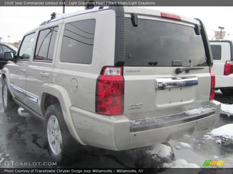 Light Graystone Pearl / Dark Khaki/Light Graystone 2008 Jeep Commander Limited 4x4