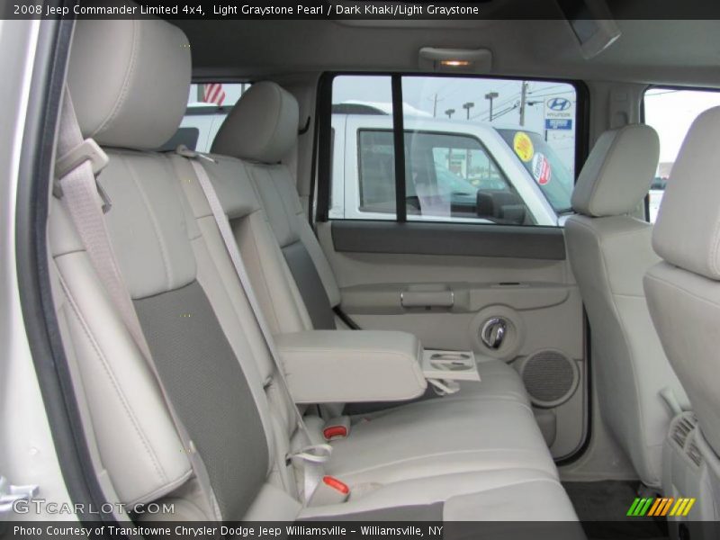 Light Graystone Pearl / Dark Khaki/Light Graystone 2008 Jeep Commander Limited 4x4