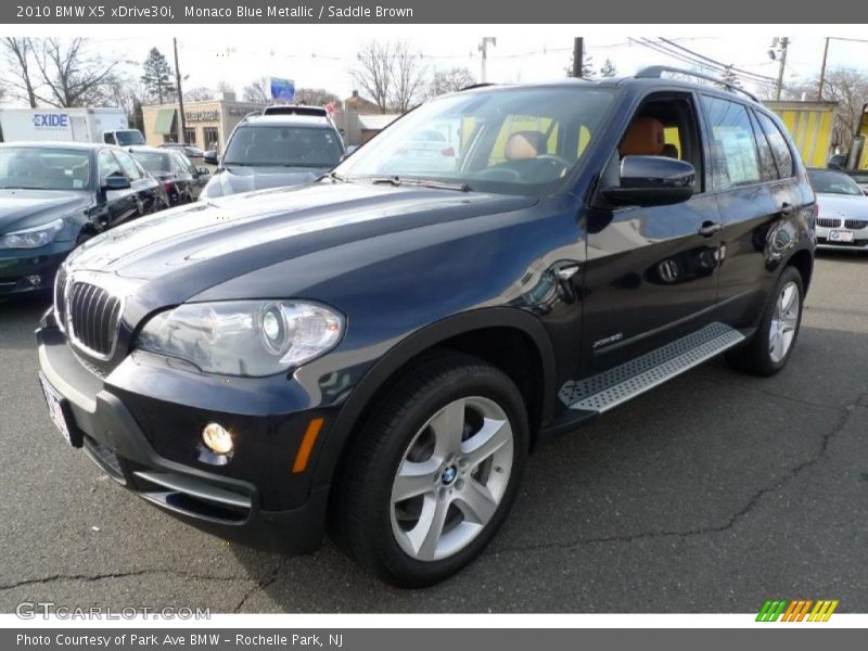 Monaco Blue Metallic / Saddle Brown 2010 BMW X5 xDrive30i