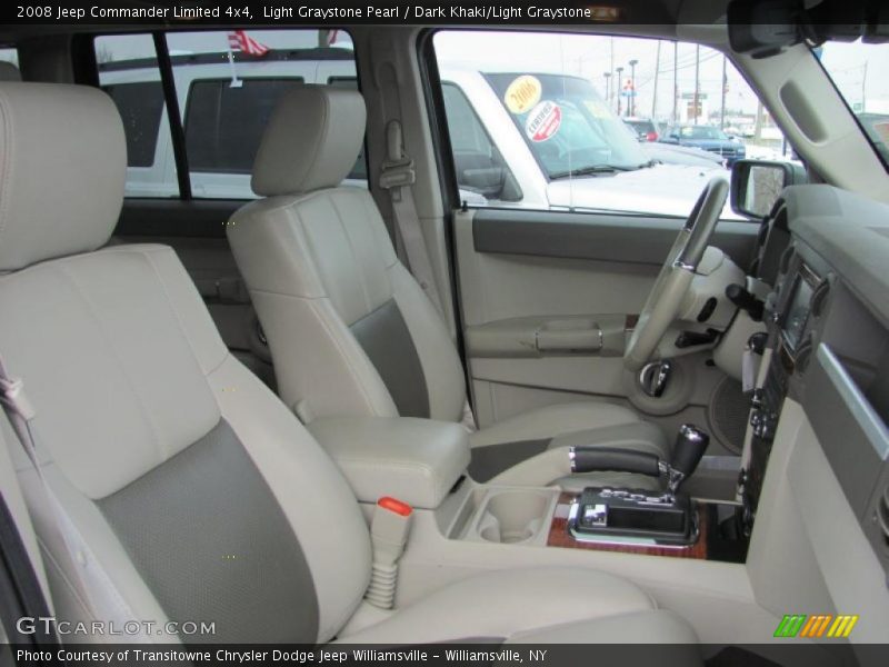 Light Graystone Pearl / Dark Khaki/Light Graystone 2008 Jeep Commander Limited 4x4