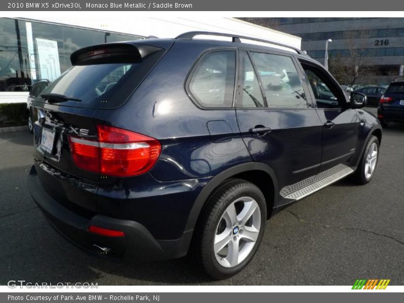 Monaco Blue Metallic / Saddle Brown 2010 BMW X5 xDrive30i