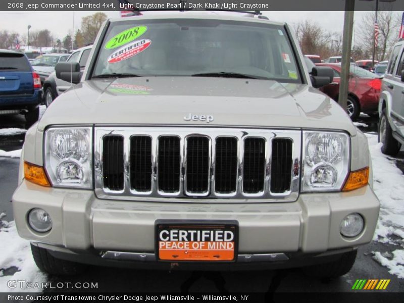 Light Graystone Pearl / Dark Khaki/Light Graystone 2008 Jeep Commander Limited 4x4