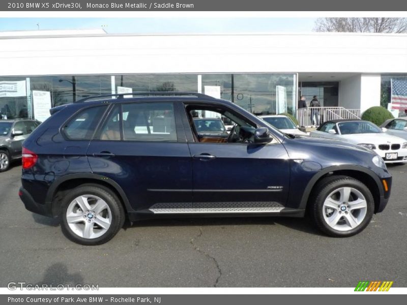 Monaco Blue Metallic / Saddle Brown 2010 BMW X5 xDrive30i