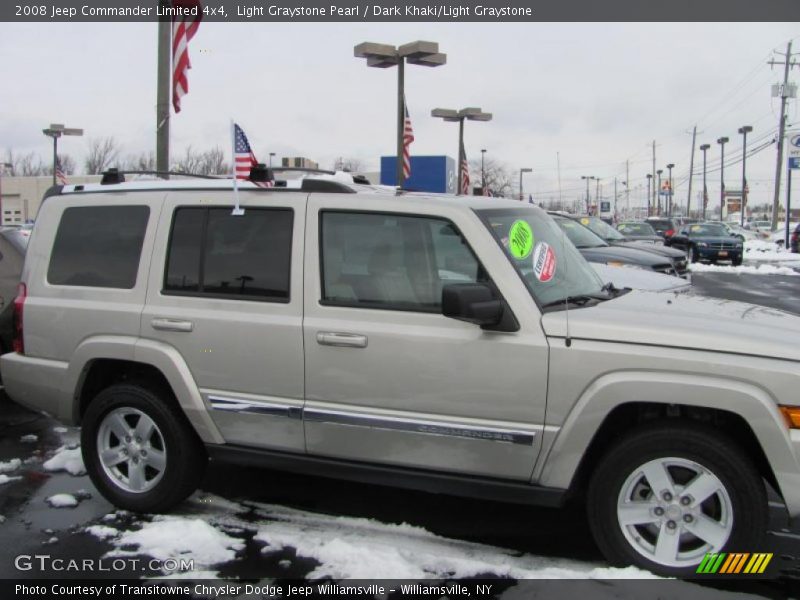 Light Graystone Pearl / Dark Khaki/Light Graystone 2008 Jeep Commander Limited 4x4