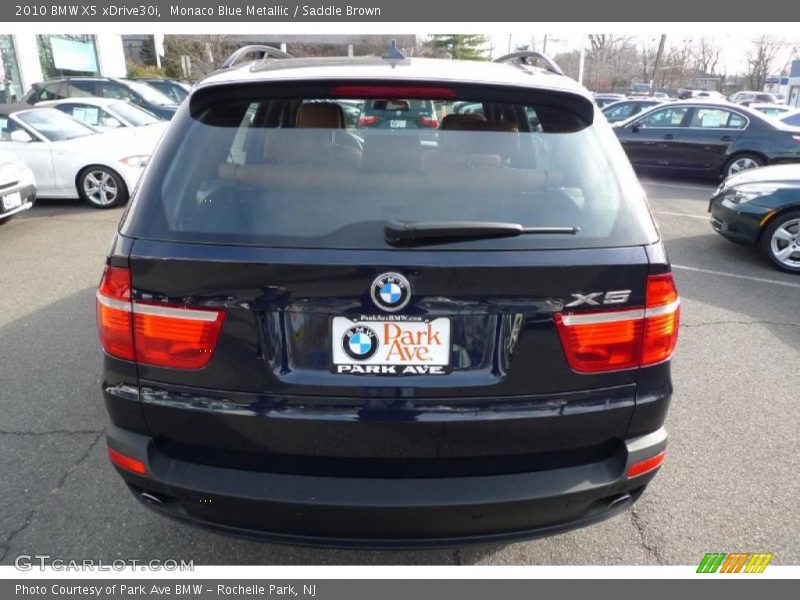 Monaco Blue Metallic / Saddle Brown 2010 BMW X5 xDrive30i