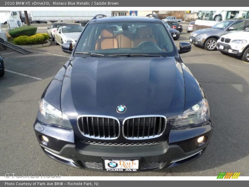 Monaco Blue Metallic / Saddle Brown 2010 BMW X5 xDrive30i
