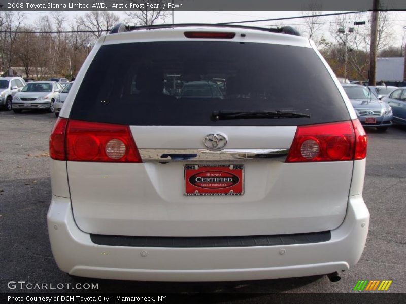 Arctic Frost Pearl / Fawn 2008 Toyota Sienna Limited AWD