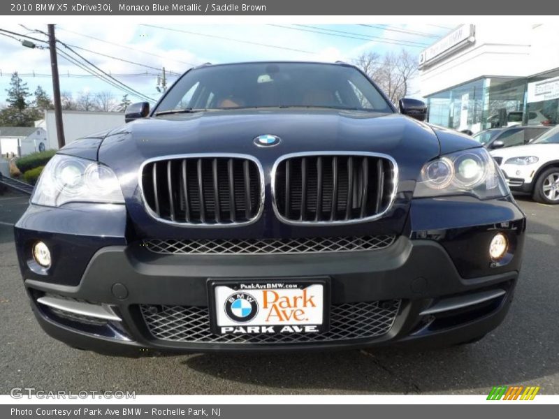 Monaco Blue Metallic / Saddle Brown 2010 BMW X5 xDrive30i
