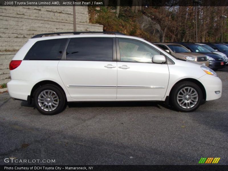 Arctic Frost Pearl / Fawn 2008 Toyota Sienna Limited AWD