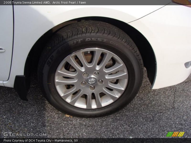 Arctic Frost Pearl / Fawn 2008 Toyota Sienna Limited AWD