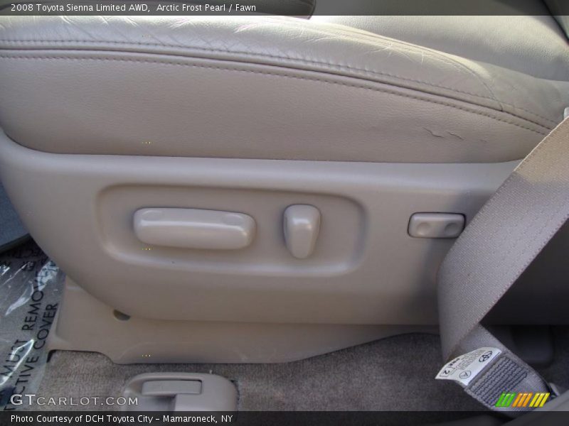 Arctic Frost Pearl / Fawn 2008 Toyota Sienna Limited AWD