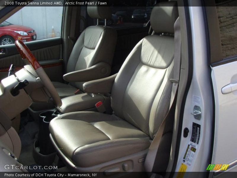 Arctic Frost Pearl / Fawn 2008 Toyota Sienna Limited AWD