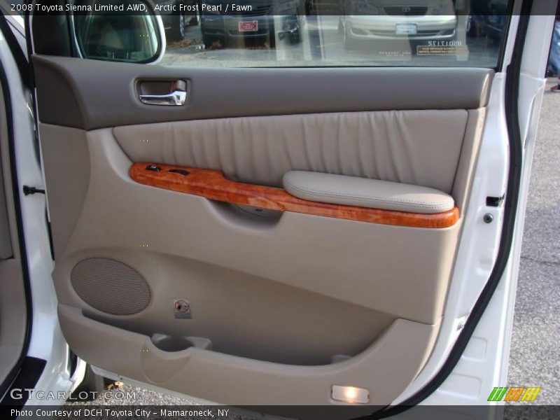 Arctic Frost Pearl / Fawn 2008 Toyota Sienna Limited AWD