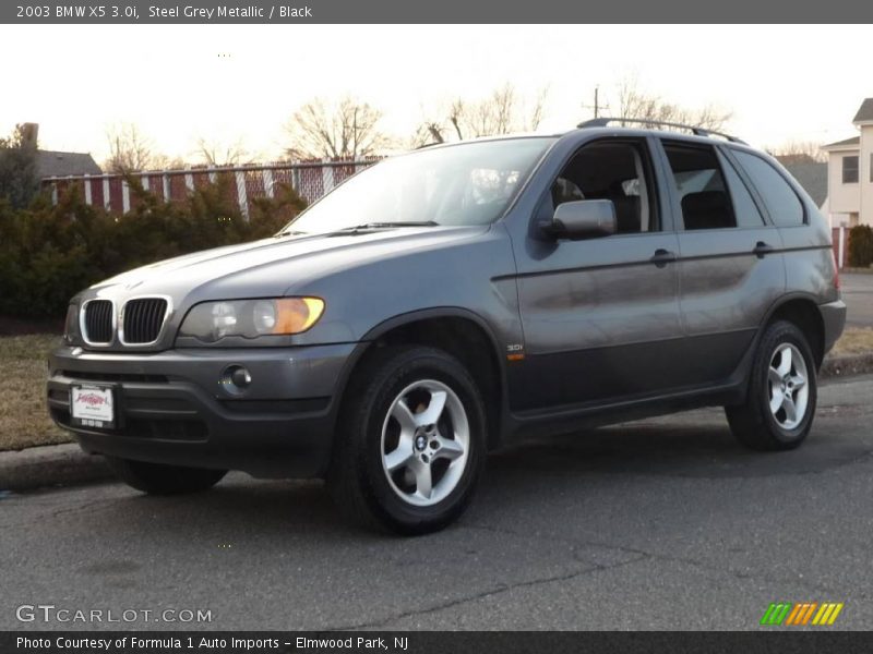Steel Grey Metallic / Black 2003 BMW X5 3.0i