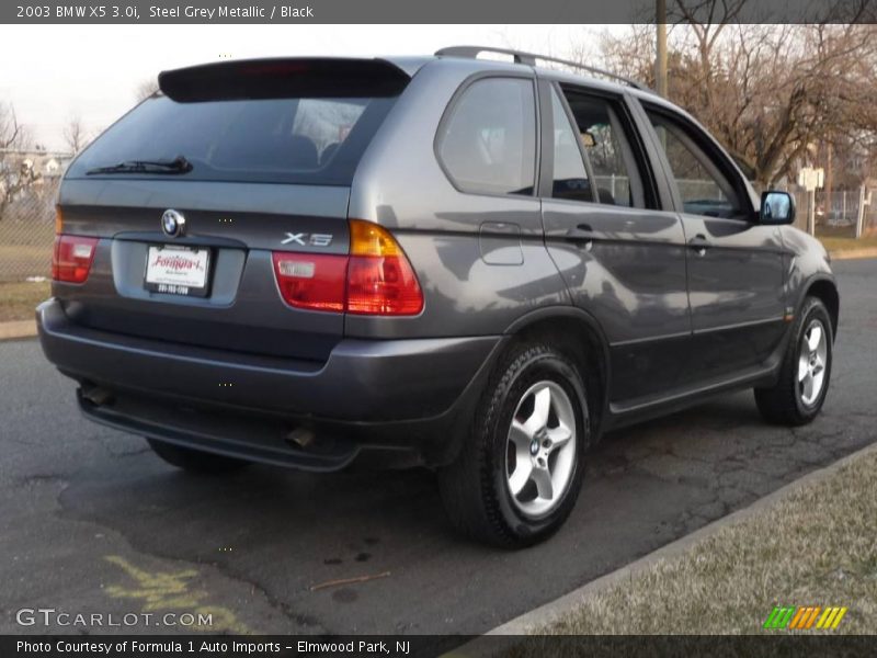 Steel Grey Metallic / Black 2003 BMW X5 3.0i