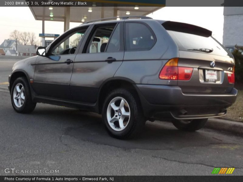 Steel Grey Metallic / Black 2003 BMW X5 3.0i