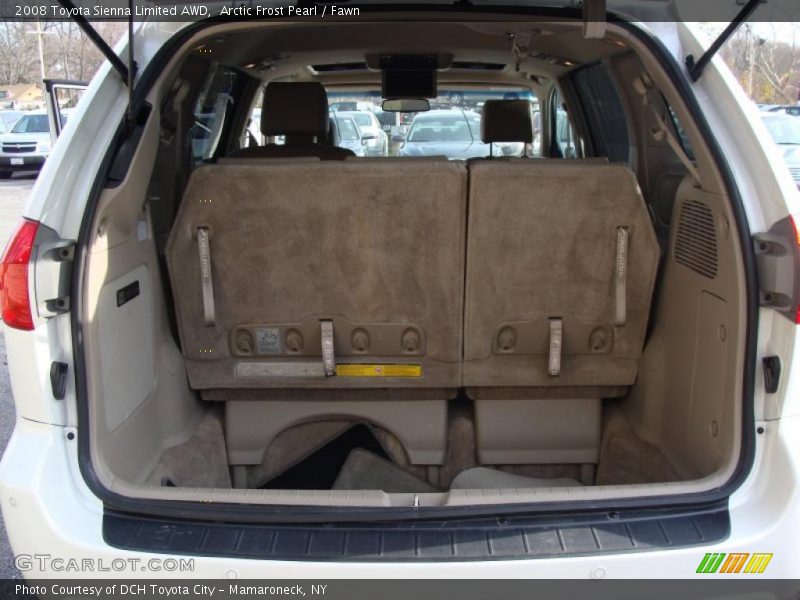 Arctic Frost Pearl / Fawn 2008 Toyota Sienna Limited AWD