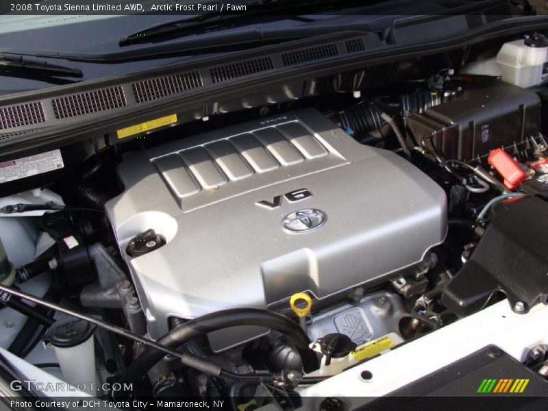 Arctic Frost Pearl / Fawn 2008 Toyota Sienna Limited AWD