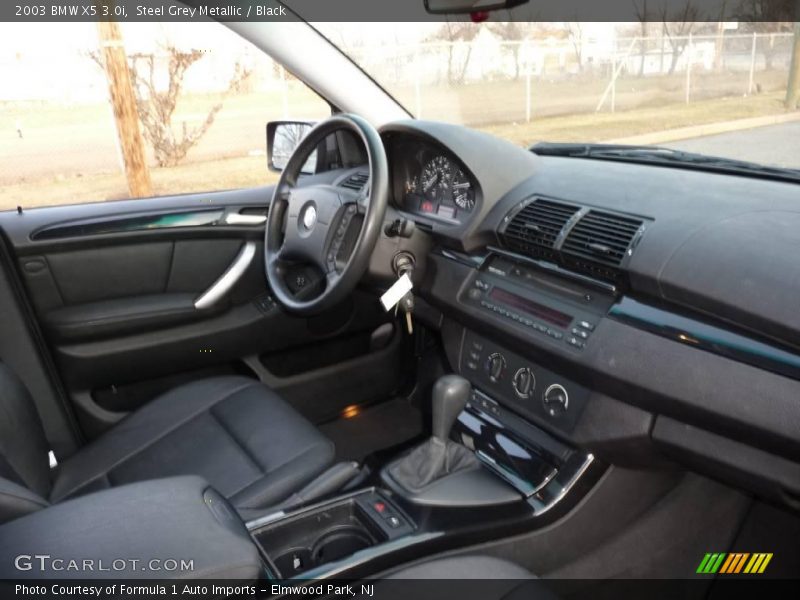Steel Grey Metallic / Black 2003 BMW X5 3.0i