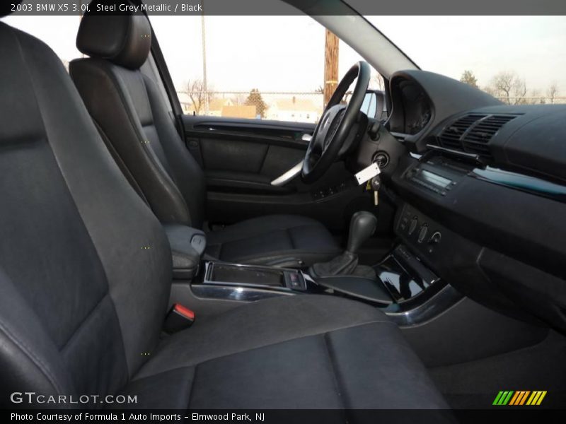 Steel Grey Metallic / Black 2003 BMW X5 3.0i