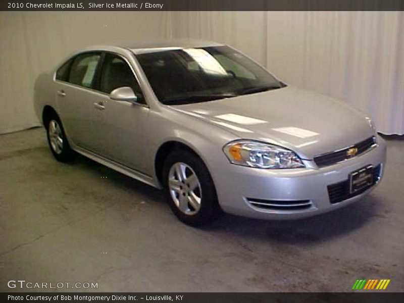 Silver Ice Metallic / Ebony 2010 Chevrolet Impala LS