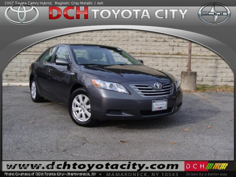 Magnetic Gray Metallic / Ash 2007 Toyota Camry Hybrid
