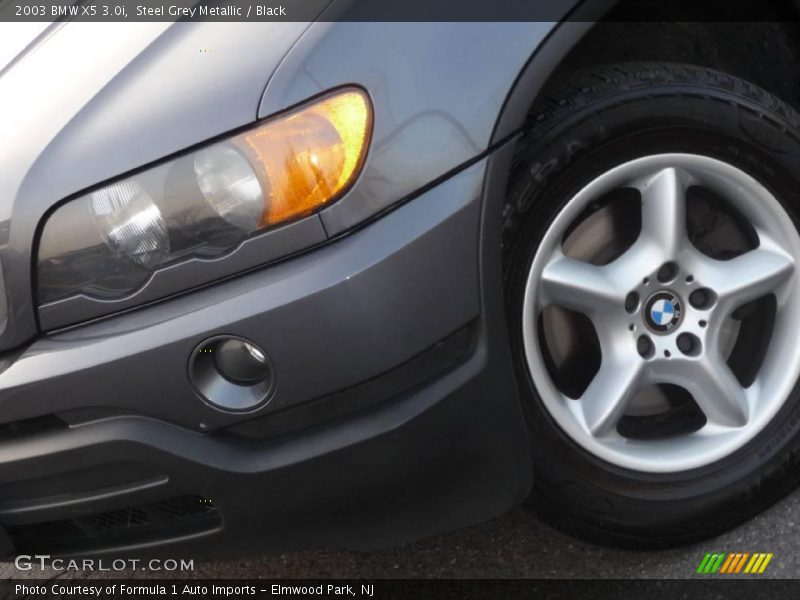 Steel Grey Metallic / Black 2003 BMW X5 3.0i