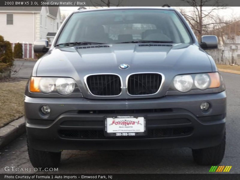 Steel Grey Metallic / Black 2003 BMW X5 3.0i