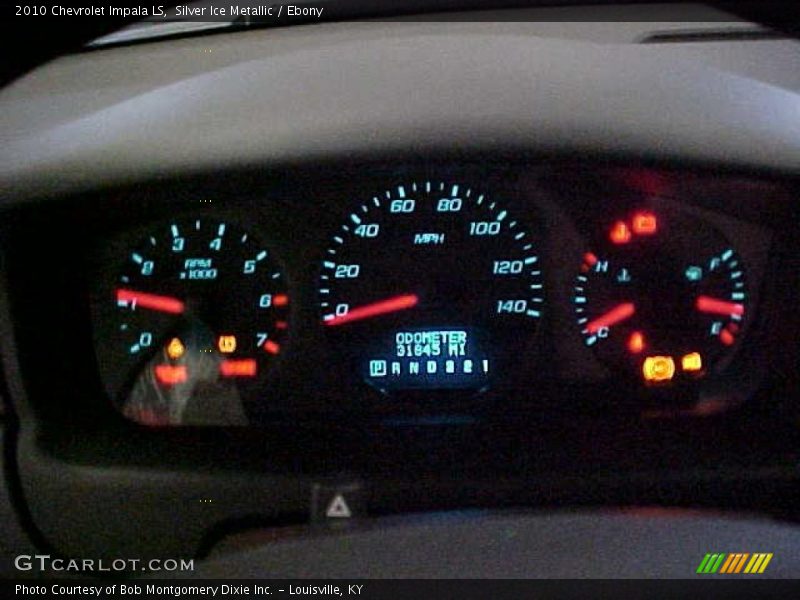 Silver Ice Metallic / Ebony 2010 Chevrolet Impala LS