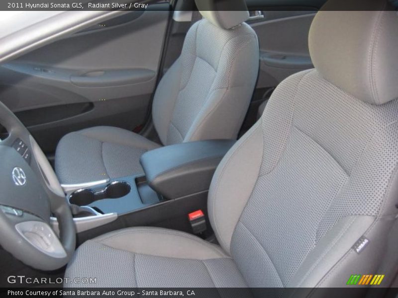 Radiant Silver / Gray 2011 Hyundai Sonata GLS