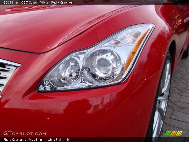 Vibrant Red / Graphite 2008 Infiniti G 37 Coupe