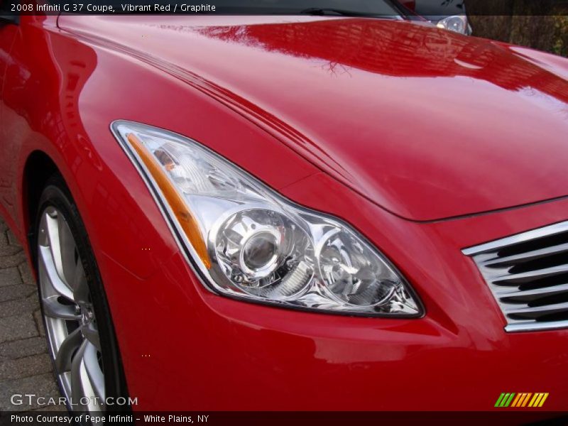 Vibrant Red / Graphite 2008 Infiniti G 37 Coupe
