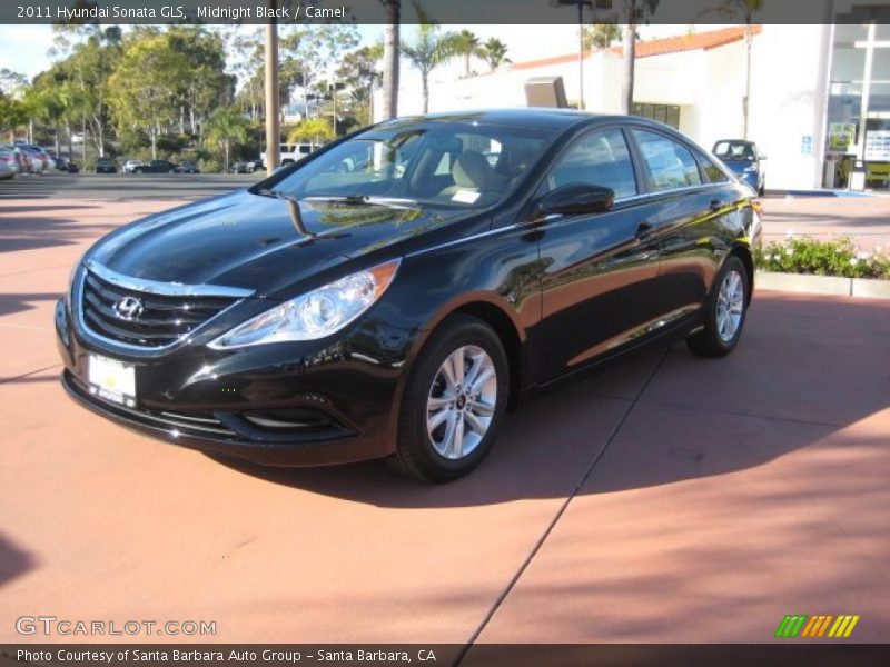 Midnight Black / Camel 2011 Hyundai Sonata GLS