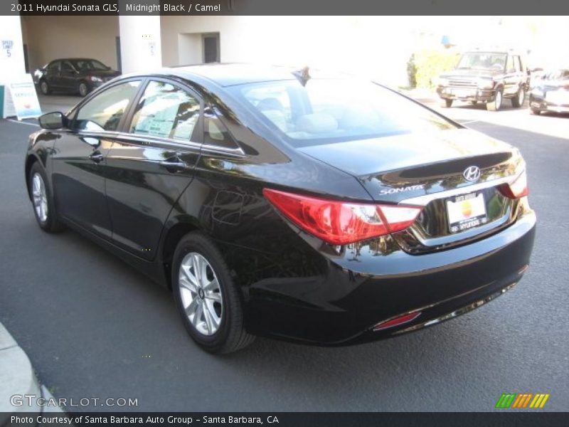Midnight Black / Camel 2011 Hyundai Sonata GLS