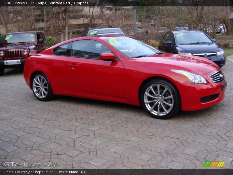  2008 G 37 Coupe Vibrant Red