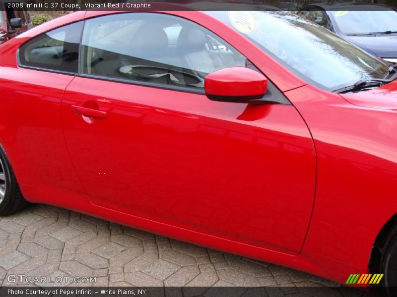 Vibrant Red / Graphite 2008 Infiniti G 37 Coupe