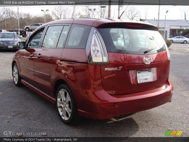 Copper Red / Sand 2008 Mazda MAZDA5 Touring