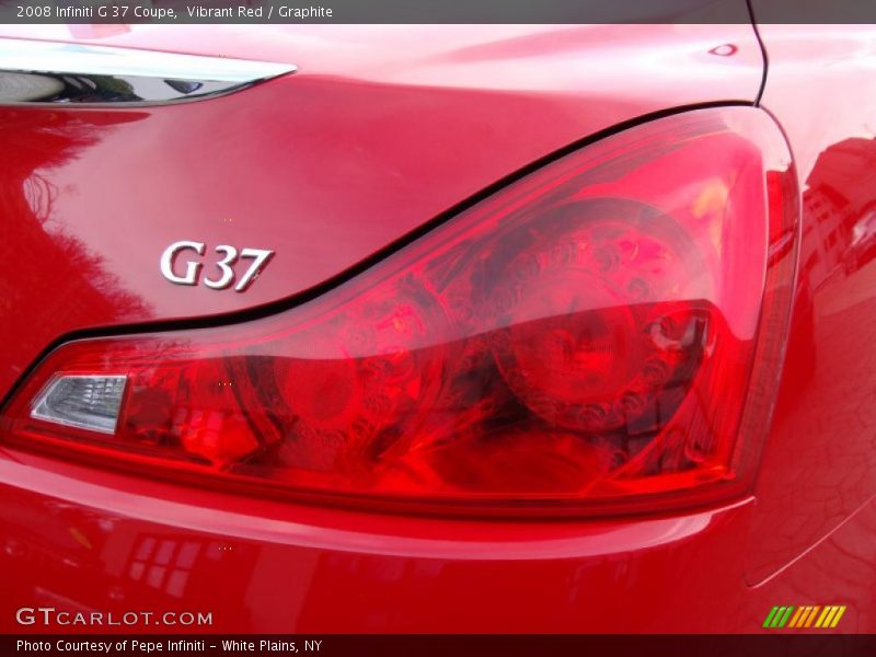 Vibrant Red / Graphite 2008 Infiniti G 37 Coupe