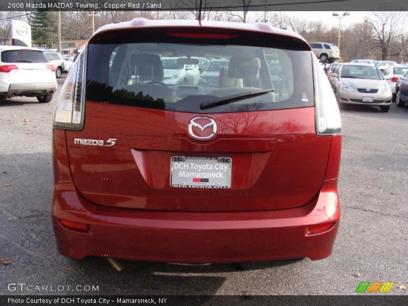 Copper Red / Sand 2008 Mazda MAZDA5 Touring