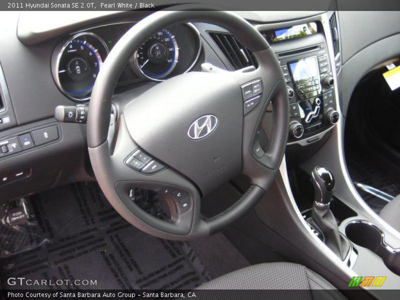  2011 Sonata SE 2.0T Black Interior