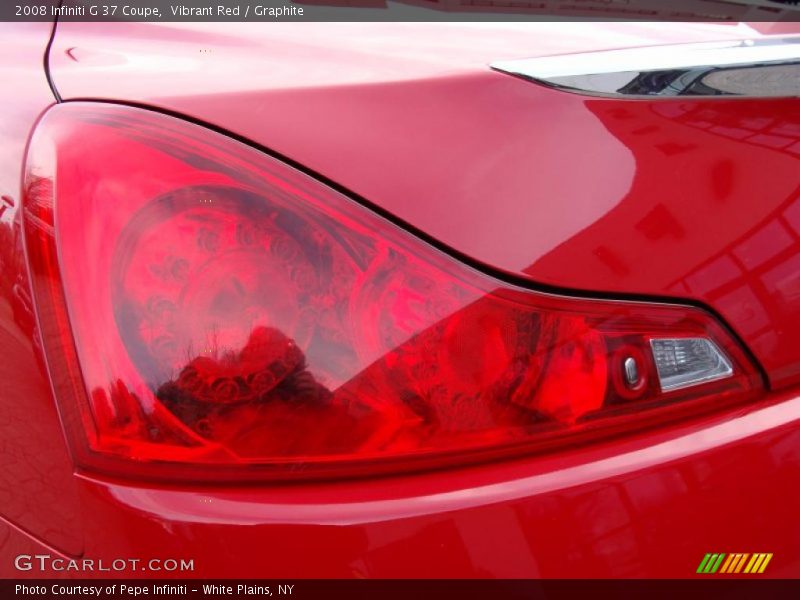 Vibrant Red / Graphite 2008 Infiniti G 37 Coupe