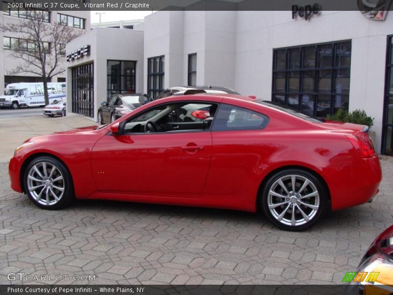  2008 G 37 Coupe Vibrant Red
