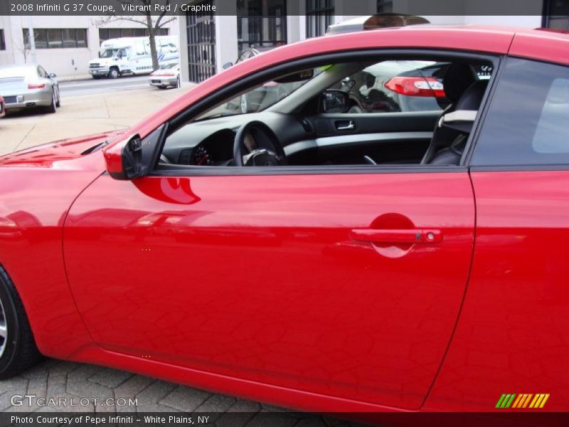 Vibrant Red / Graphite 2008 Infiniti G 37 Coupe