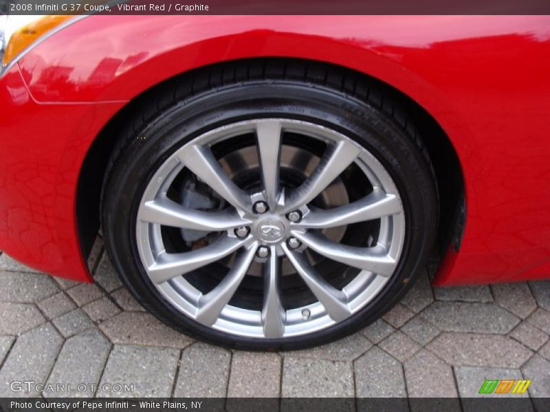Vibrant Red / Graphite 2008 Infiniti G 37 Coupe