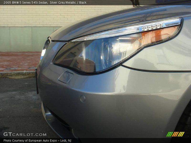 Silver Grey Metallic / Black 2005 BMW 5 Series 545i Sedan