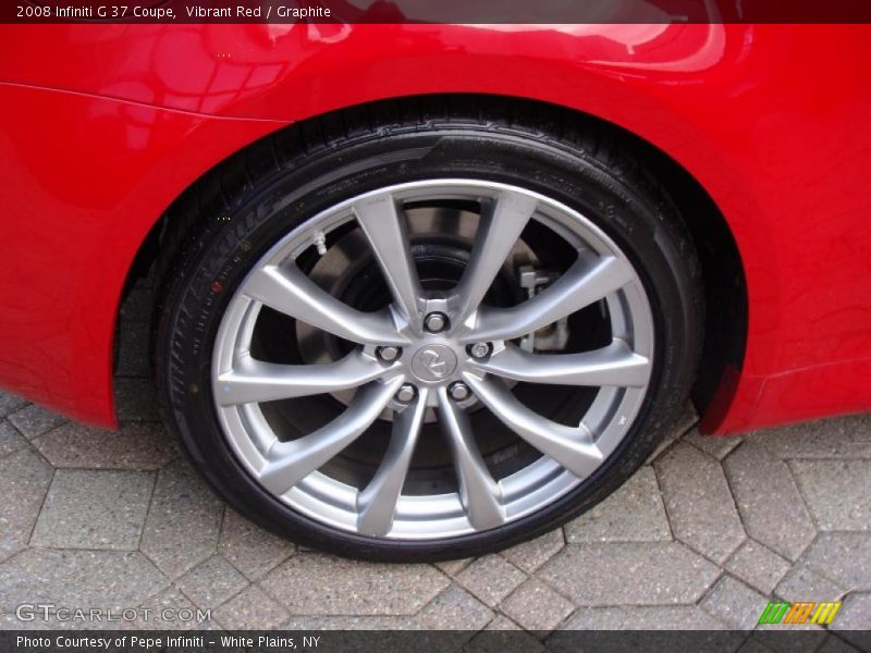 Vibrant Red / Graphite 2008 Infiniti G 37 Coupe