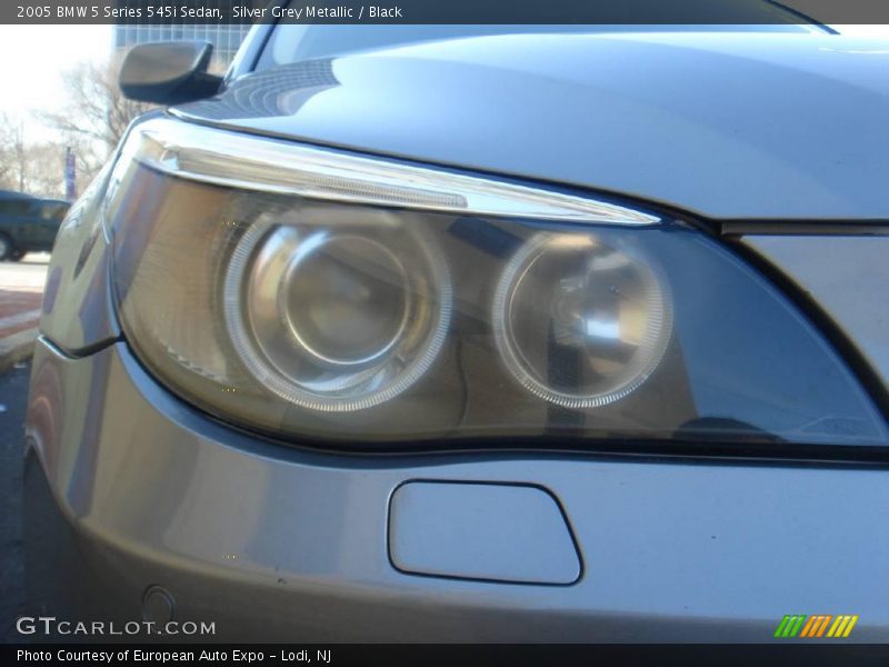Silver Grey Metallic / Black 2005 BMW 5 Series 545i Sedan
