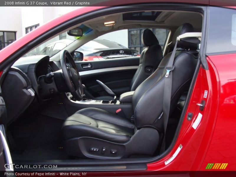  2008 G 37 Coupe Graphite Interior