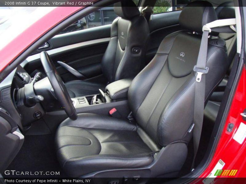  2008 G 37 Coupe Graphite Interior
