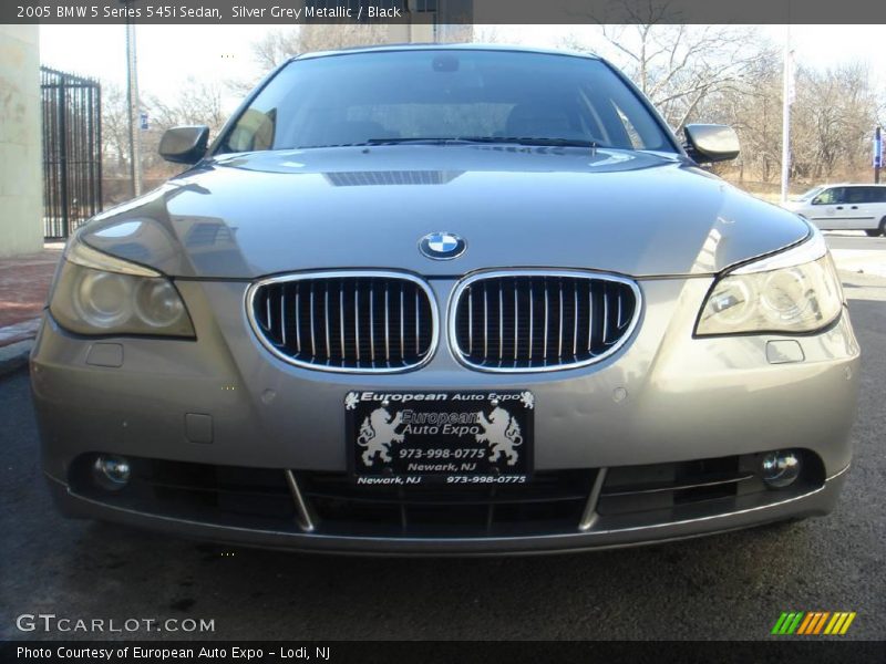Silver Grey Metallic / Black 2005 BMW 5 Series 545i Sedan